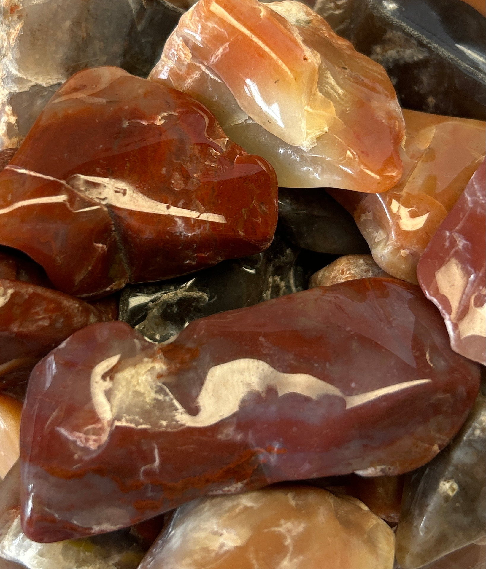 Pigeon Blood Tumbles Large BLT